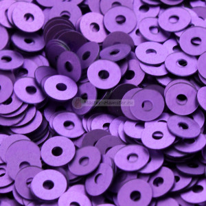 Пайетки 3 мм Viola Satinati (556W) 3 гр, Италия