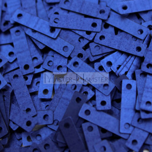 Пайетки 2х8,6 мм Bluette Satinati (616W) 3 гр, Италия